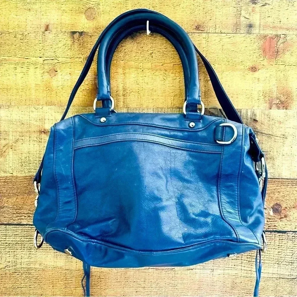 Rebecca Minkoff Blue Morning After Leather Crossbody Bag - Picture 3 of 12